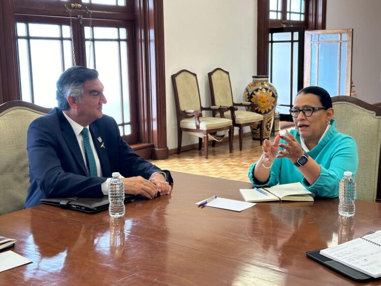Fortalecer programas federales y seguridad en Tamaulipas, acuerda Américo con Rosa Icela y García Harfuch