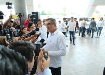 Supervisa Américo rehabilitación del Centro de Convenciones de Matamoros; será sede del CONACES 2024