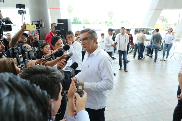 Supervisa Américo rehabilitación del Centro de Convenciones de Matamoros; será sede del CONACES 2024