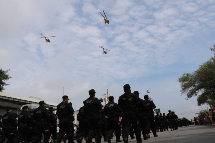 Guardia Estatal redobla vigilancia durante festejos patrios