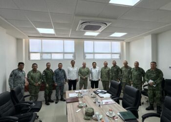 Supervisan titular de la Sedena y gobernador avance de la Agencia Nacional de Aduanas en Nuevo Laredo