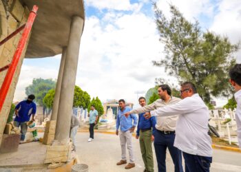 Panteón limpio y seguro para visitantes: Carlos Peña Ortiz