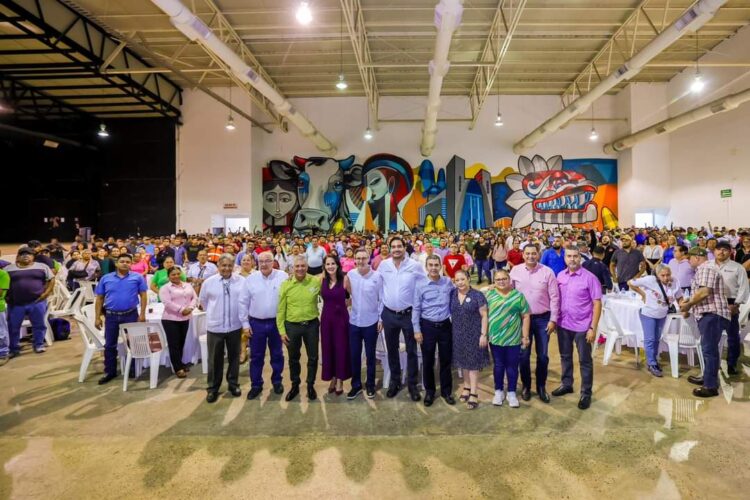 Carlos Peña Ortiz con todo el apoyo de gremios de trabajadores de Reynosa