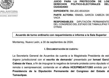 Ismael exige ser diputado “a control remoto”; le niegan y demanda