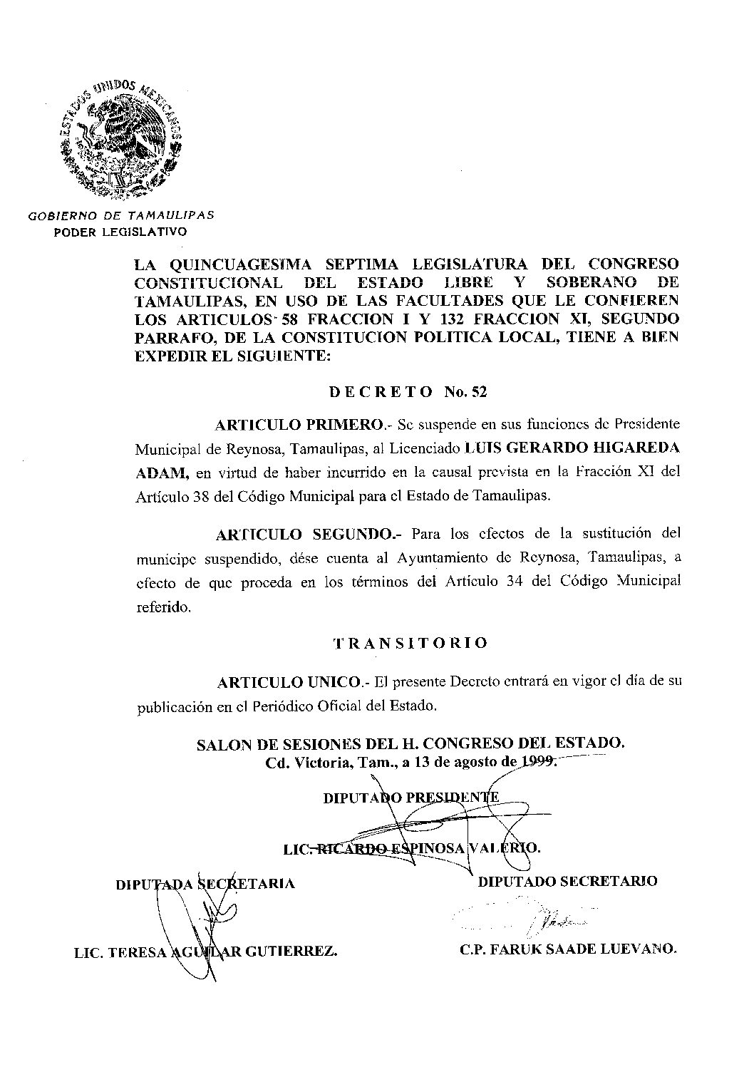 La guillotina está lista