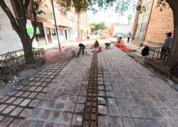 Gobierno del Estado da nueva imagen a calles del centro de Reynosa