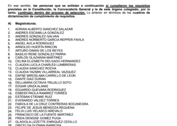 Publican listas: Van para magistrados del Tribunal de Justicia de Tamaulipas