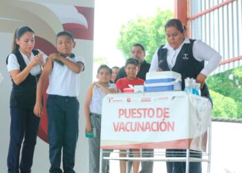 Se sitúa Tamaulipas en segundo lugar nacional en Semana de Vacunación; jornada continúa