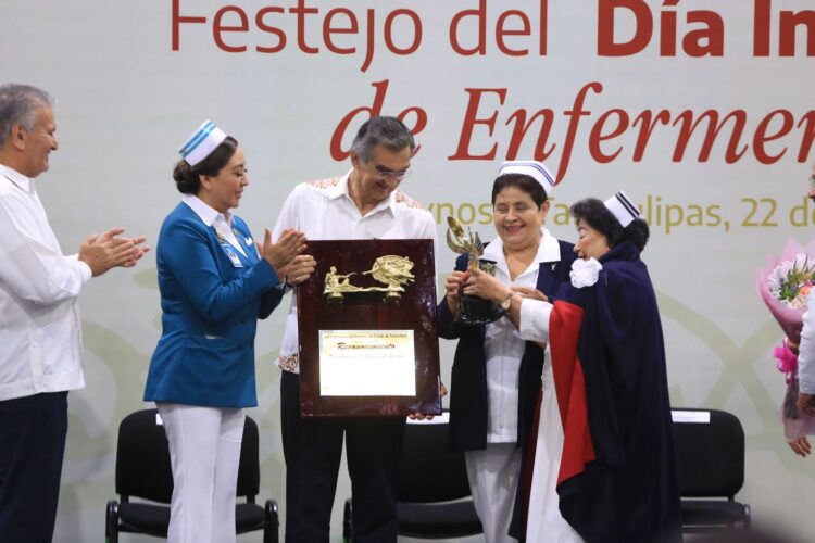 Celebra Américo Villarreal a cerca de 3 mil profesionales de la enfermería en Tamaulipas