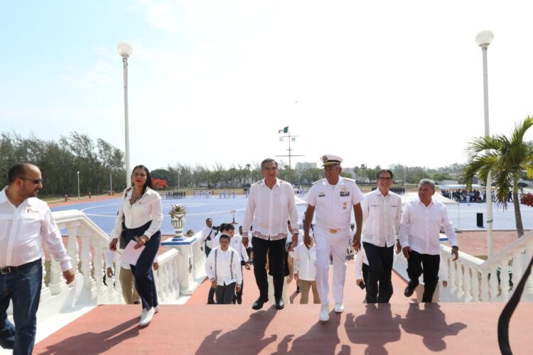 Reconoce Américo Villarreal respaldo de la Secretaría de Marina para la paz y el desarrollo de Tamaulipas