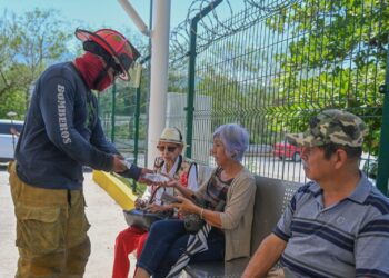 Activa Gobierno de Victoria operativo de hidratación ante ola de calor.