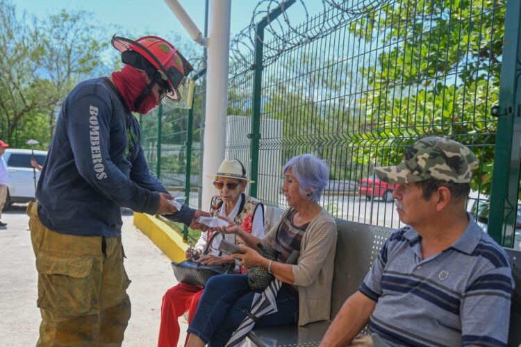 Activa Gobierno de Victoria operativo de hidratación ante ola de calor.