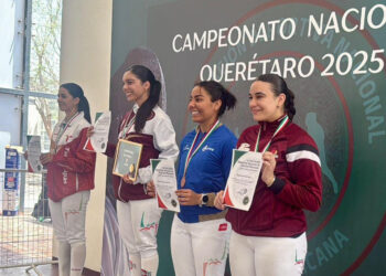 Regina Pedraza, orgullo de la UAT, brilla en el nacional de esgrima 2025
