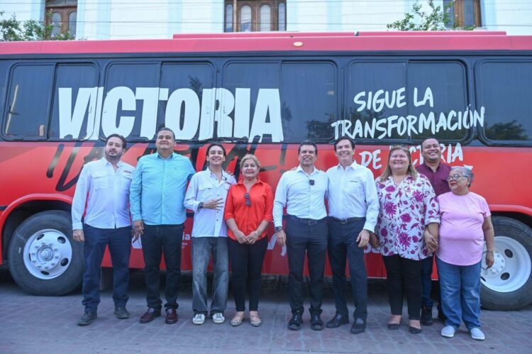 Presentan el «Lalo Bus», dará transporte escolar gratuito en Victoria