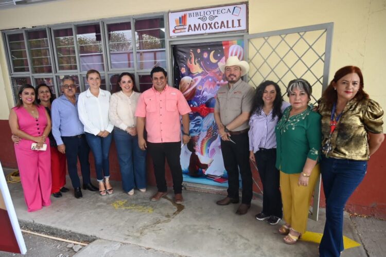 Refrenda Olga Sosa el apoyo a la educación, a las niñas y niños de González