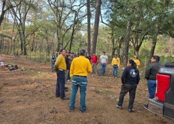 Coordinan acciones para el control del incendio forestal en Reserva de la Biosfera El Cielo