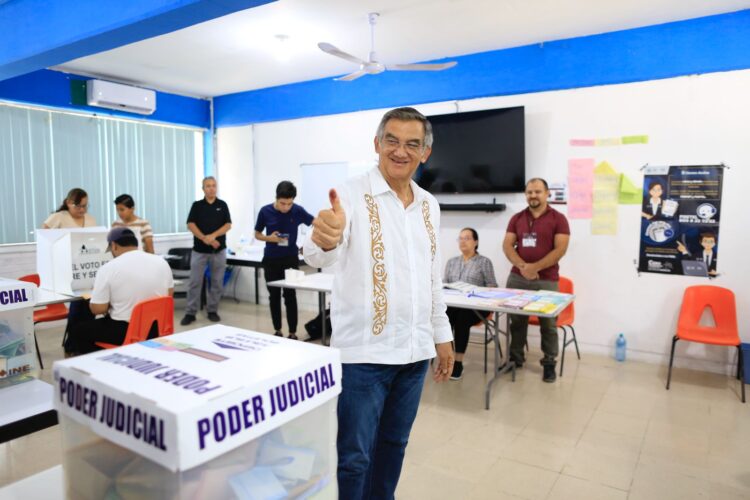 En Tamaulipas jornada electoral en paz: Américo