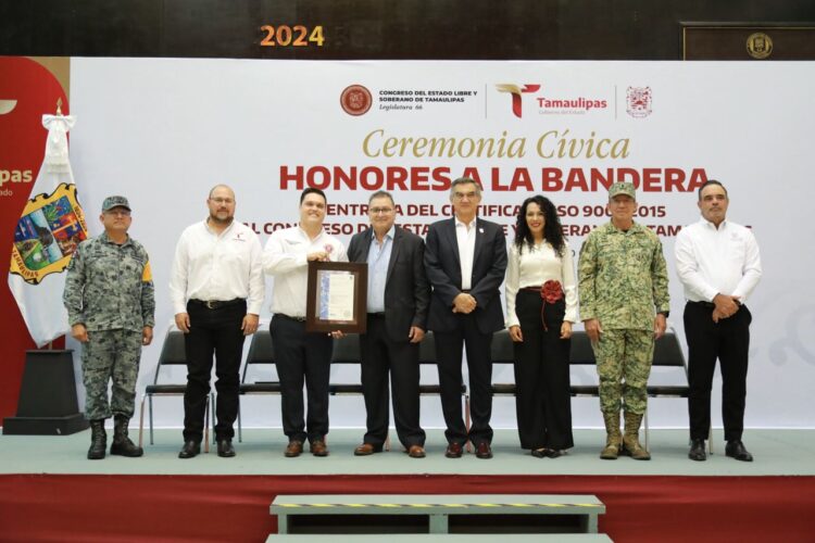 Certificación Internacional de Calidad al Congreso Tamaulipeco