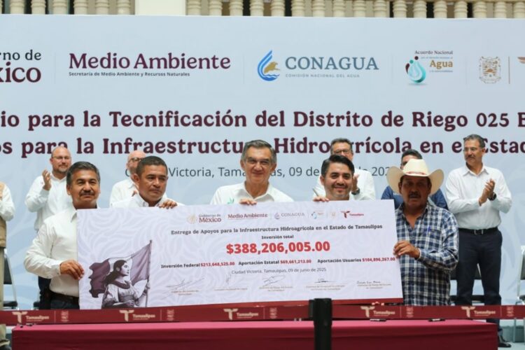 Suscriben modernización del campo tamaulipeco