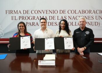 Tamaulipas pionero en firmar convenio de colaboración con el PNUD para legislar sobre desarrollo sostenible