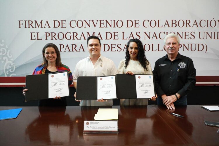 Tamaulipas pionero en firmar convenio de colaboración con el PNUD para legislar sobre desarrollo sostenible