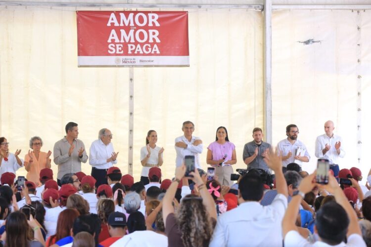 Claudia Sheinbaum pone en marcha en Tamaulipas programa Salud Casa por Casa y reconoce labor del gobernador Américo Villarreal