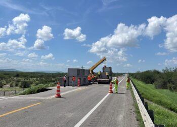 Estima Gobierno del Estado 40 MDP para reparar carreteras dañadas por lluvias