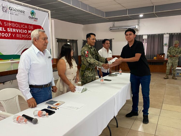 Guémez: Conscriptos reciben su Cartilla Militar