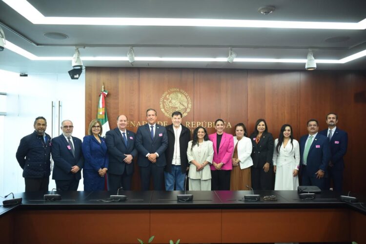 Olga Sosa se reune en el Senado con empresarios del Sur de Tamaulipas