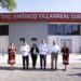 Inaugura Américo Villarreal gimnasio en Escuela Normal de Educadoras, legado de su padre