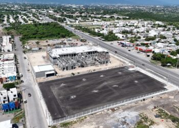 Avanzan obras complementarias de la primera etapa en la Ciudad Judicial