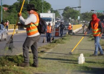 Trabaja gobierno en mejoramiento de imagen urbana de la Capital.