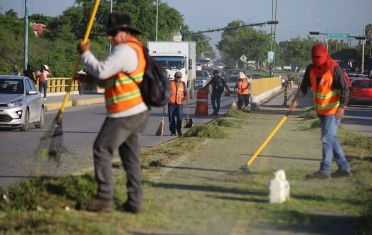 Trabaja gobierno en mejoramiento de imagen urbana de la Capital.