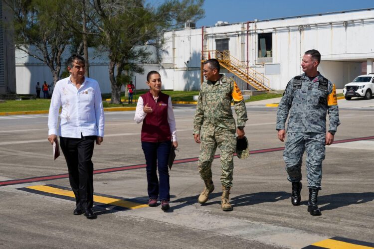 MONITOREA GOBIERNO DE MÉXICO CRECIMIENTO DEL RÍO PÁNUCO; AL MOMENTO NO REPRESENTA RIESGO: PRESIDENTA CLAUDIA SHEINBAUM