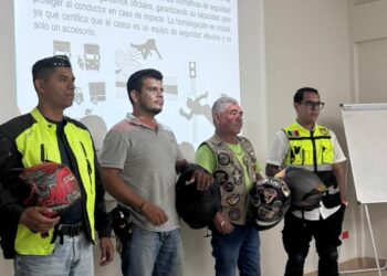 Con capacitación, Tránsito Estatal y Cruz Roja previenen accidentes en motociclistas