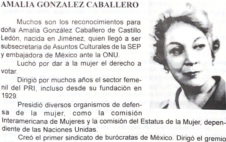 Los amores prohibidos de la tamaulipeca Amalia González de Castillo Ledón