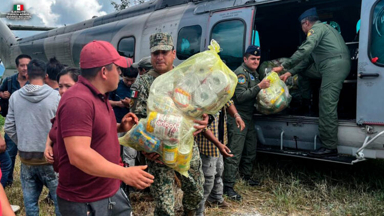 Continúa Plan DN-III-E en los estados afectados por las lluvias