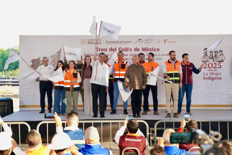 Inicia construcción del tren Nuevo Laredo–Saltillo; será la frontera más importante de América Latina