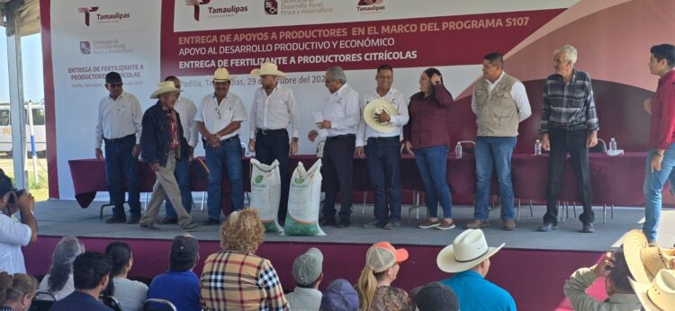 Alcanza Tamaulipas cifras históricas de apoyo al campo con inversión federal y estatal