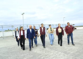 Supervisa Américo rehabilitación de tratadora de aguas residuales en Nuevo Laredo
