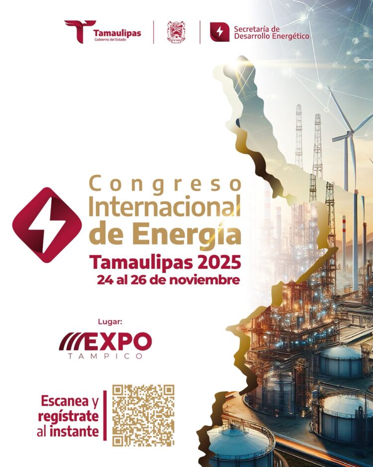 Presenta SEDENER programa del Congreso Internacional de Energía Tamaulipas 2025
