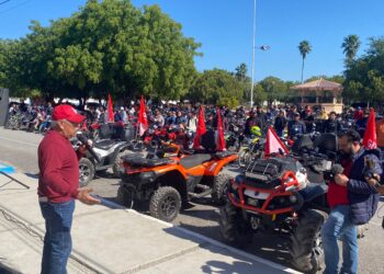 Al ejido San Juanito se fue la moto que rifó el  ayuntamiento de Guémez