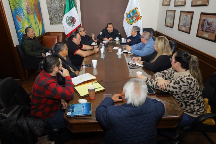 Evalúa Gabinete afectación por lluvias en Victoria.