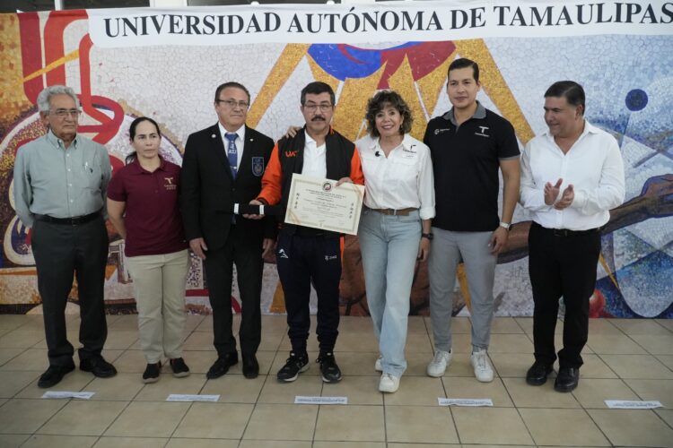 Recibe rector de la UAT reconocimiento de la Federación  Mexicana de Judo