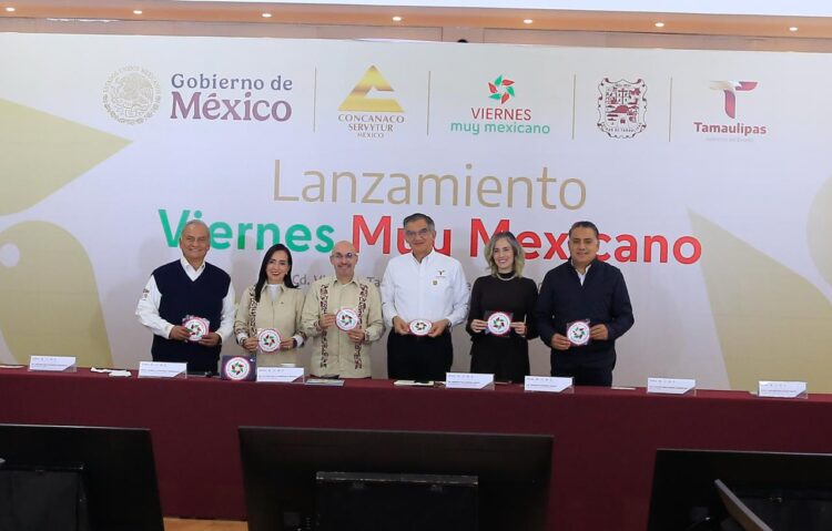 Reconoce CONCANACO SERVYTUR trabajo del gobernador Américo Villarreal al presentar “Viernes muy mexicano”