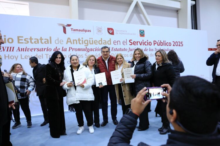 Aumento salarial y pensiones seguras garantiza Américo a las y los trabajadores del Estado