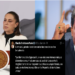 Sheinbaum condena intervención militar en Venezuela tras detención de Nicolás Maduro.