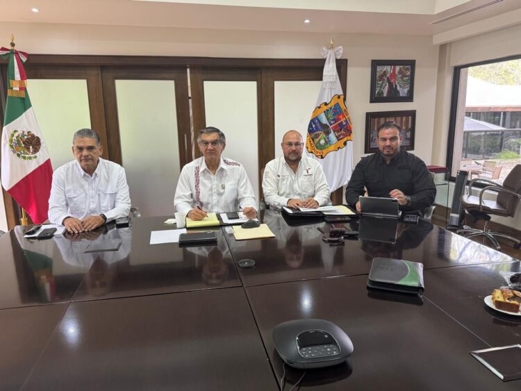 Coordina el gobernador Américo Villarreal acciones para mantener el orden en el estado