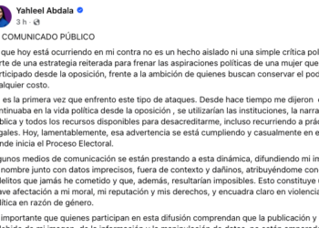 Yahleel amenaza: Se dice víctima