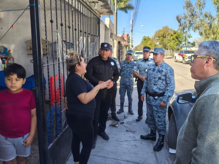 Con recorridos de proximidad, refuerzan Municipio, GN y GE seguridad en Victoria.
